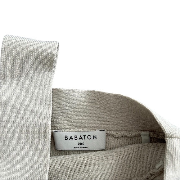 BABATON "SCULPT KNIT CRISS CROSS CROPPED TANK" - Picture 2 of 2